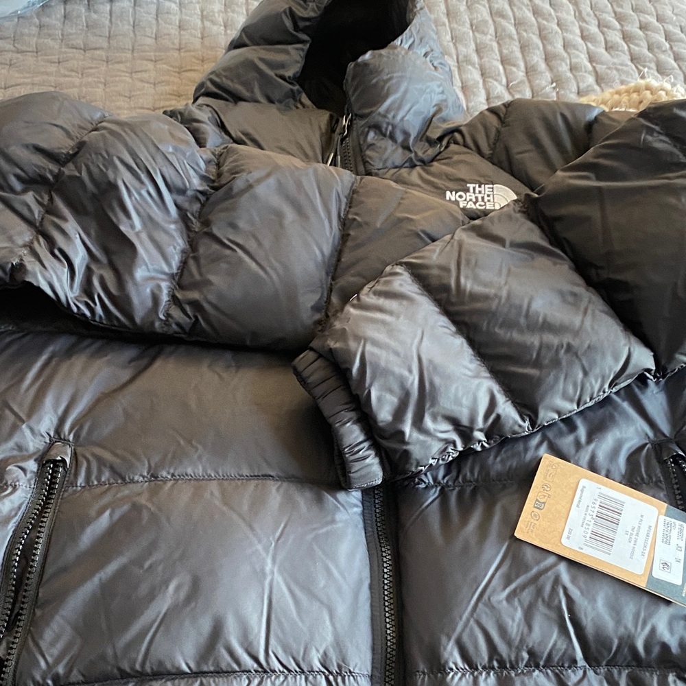 The North Face Charcoal Puffer Jacket